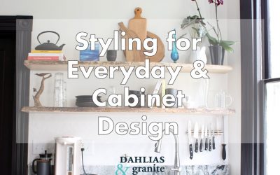 Want To See My Drawers? An inside look at cabinet layout and open shelf styling.