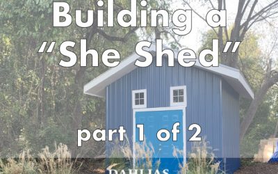 Building a “She Shed” Part 1 of 2