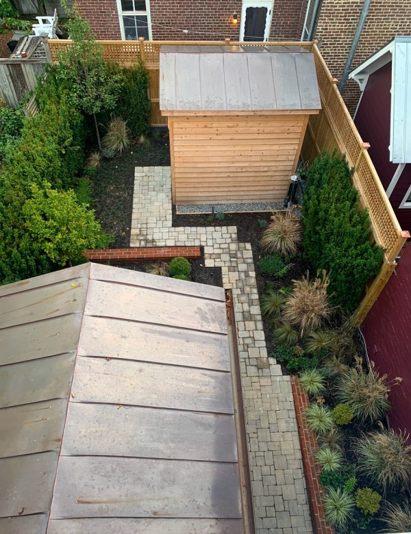 Copper Roof Overlook; indoor-outdoor living in historic homes