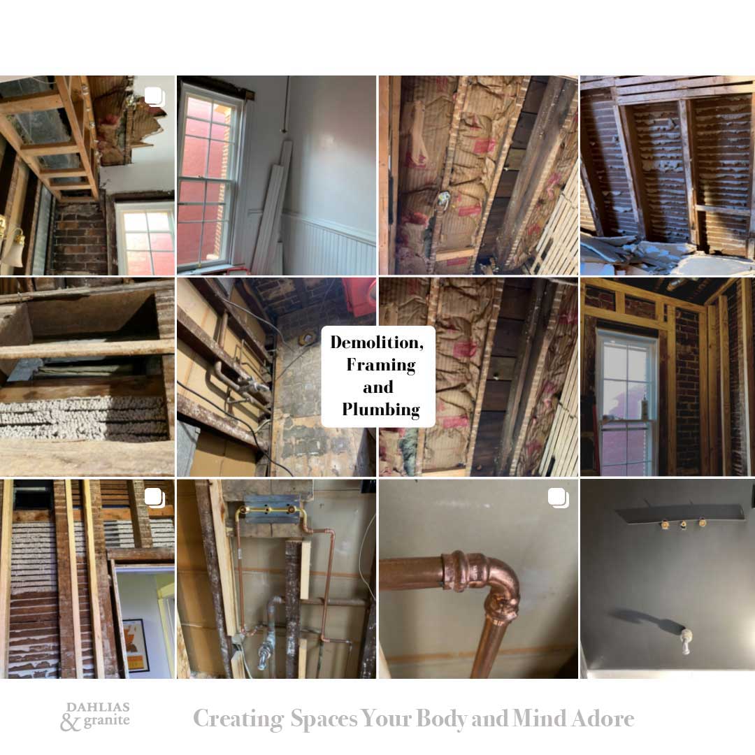 1889 Victorian Bathroom - Build