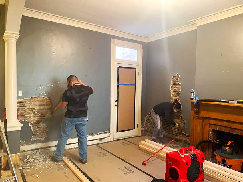 1889 Victorian Kitchen Demolition